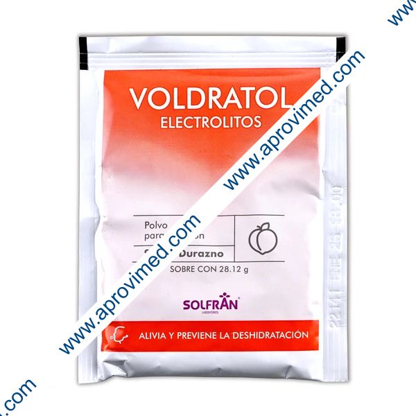 VOLDRATOL POLVO p/SOLUCIÓN Sabor DURAZNO c/1 SOBRE 28.12 G.