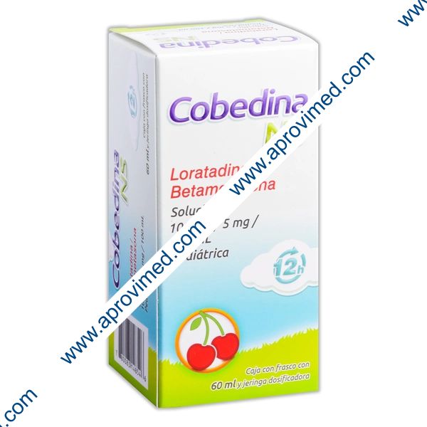 COBEDINA-NS 12H SOL. Pedtca. Fco. 60 ML. 100-5 MG/100 ML.