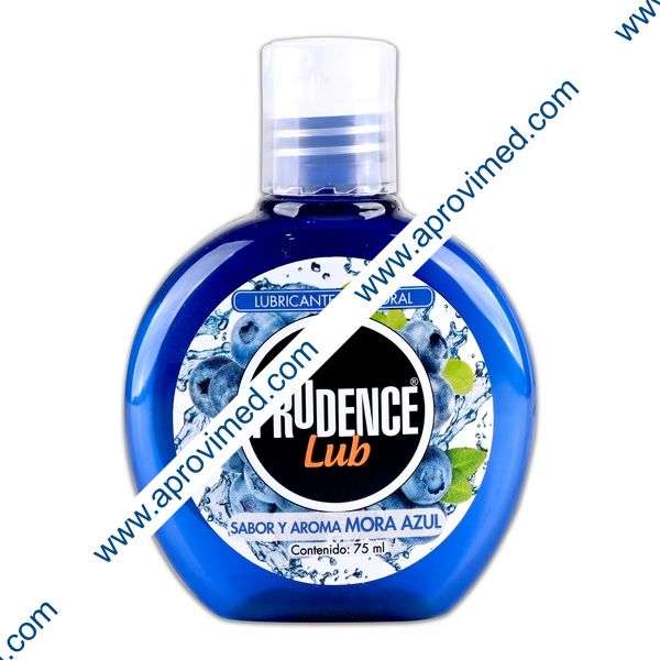 PRUDENCE LUB Lubricante Corporal MORA AZUL Fco. 75 ML.