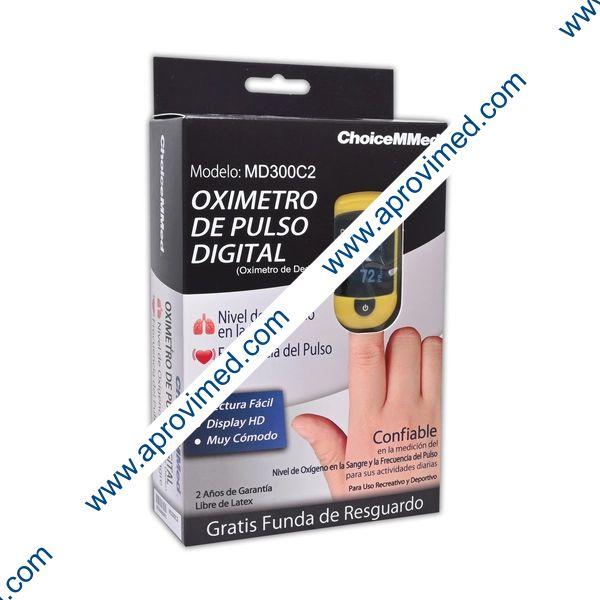 OXIMETRO DE PULSO DIGITAL (ChoiceMMed) MD300C2 c/1 Pza.
