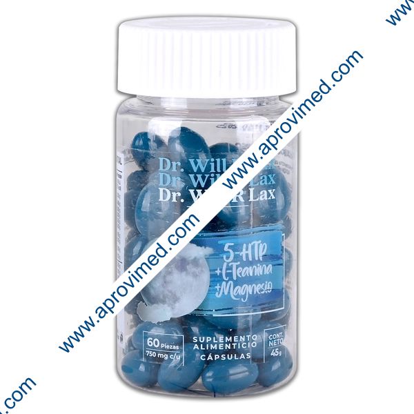 5-HTP/L-TEANINA/MAGNESIO (Dr. Will R. Lax) c/60 CAPS. 750 MG.