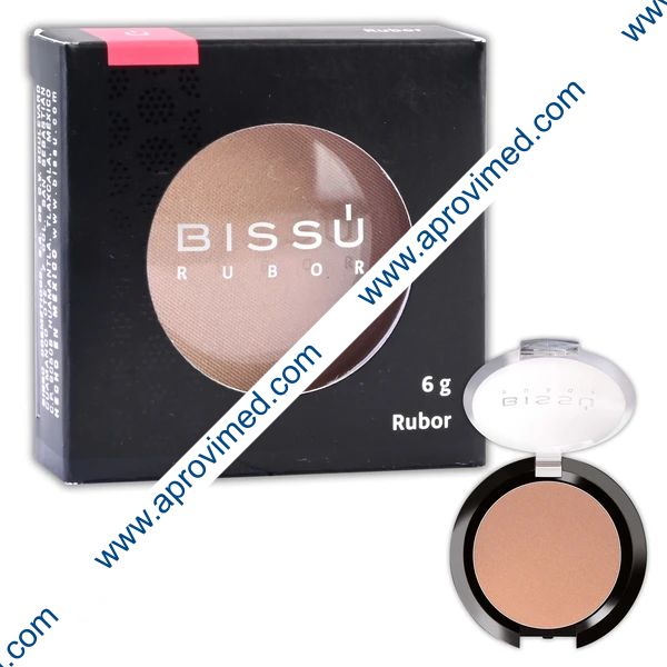 BISSÚ RUBOR POLVO COMPACTO Tono 02-Arena c/1 Pza. 4 G.