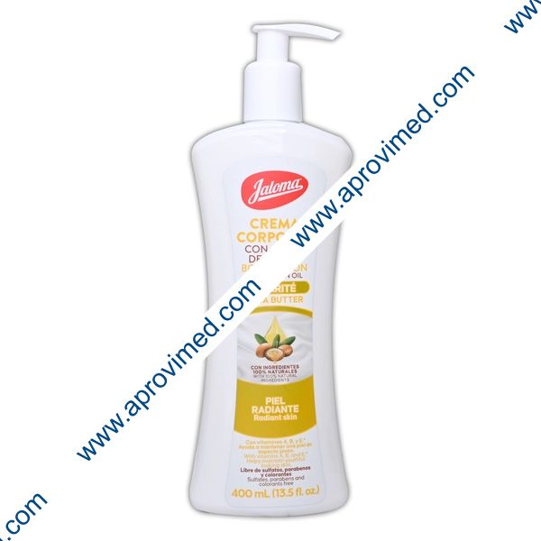 CREMA CORPORAL c/ACEITE de ARGÁN+KARITÉ (Jaloma) Fco 400 ML.