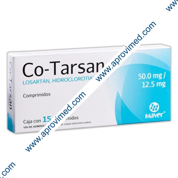 CO-TARSAN c/15 COMPS.  50/12.5 MG.