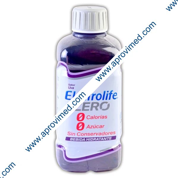 ELECTROLIFE ZERO Bebida Hidratante SABOR UVA 625 ML.