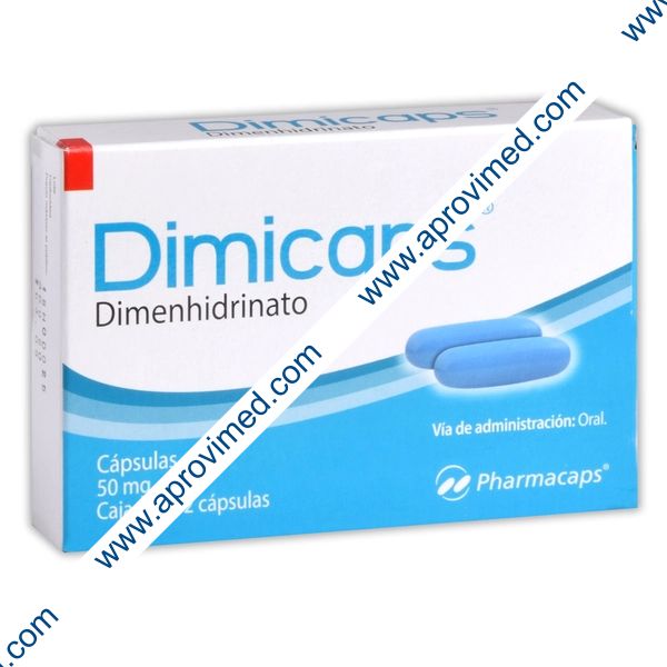DIMICAPS c/12 CAPS. 50 MG.