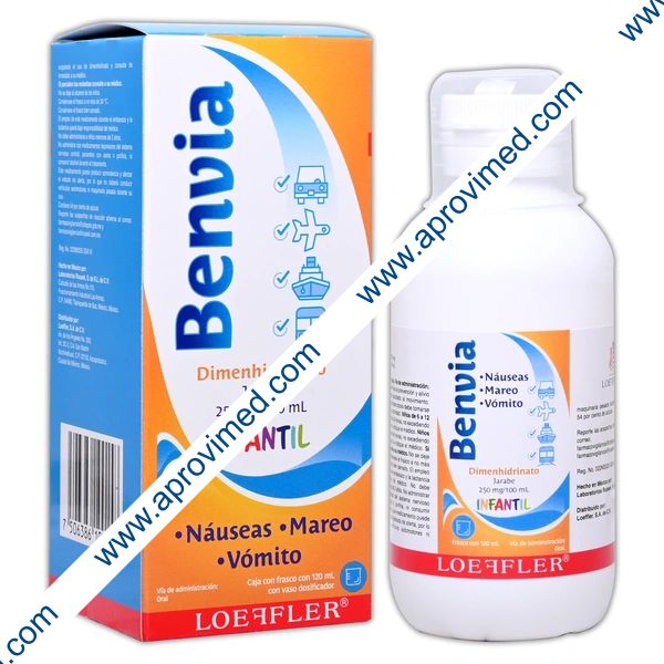 BENVIA JARABE Infantil Fco. 120 ML. 250 MG/100 ML.