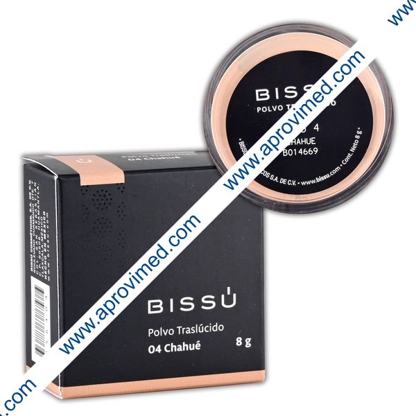 BISSÚ POLVO TRASLÚCIDO Tono 04-Chahué c/1 Pza. 8 G.
