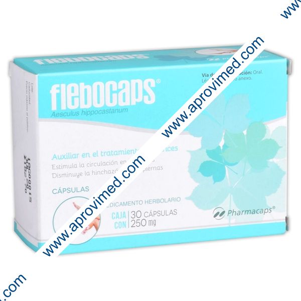 FLEBOCAPS c/30 CAPS. 250 MG.