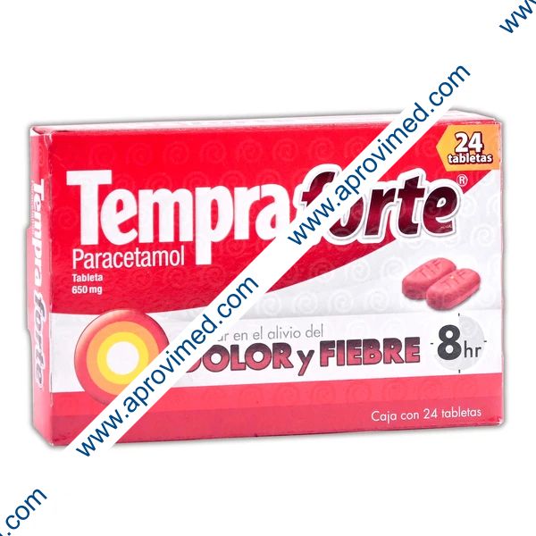 TEMPRA FORTE c/24 TABS. 650 MG.