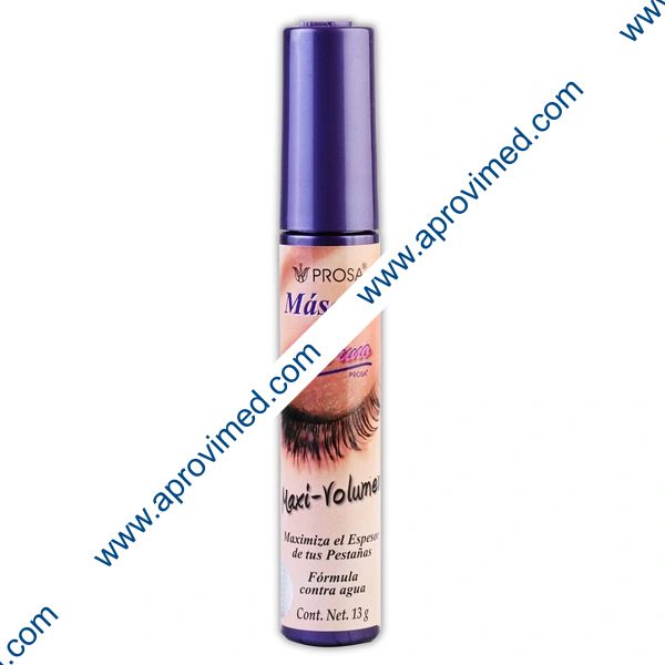 MASCARA 4 en UNO Maxi-Volúmen Color NEGRO Tubo c/13 G.