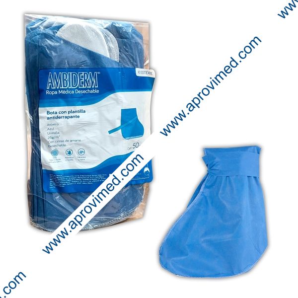 BOTA CIRUJANO c/PLANTILLA (Ambiderm) Paq. c/25 PARES.