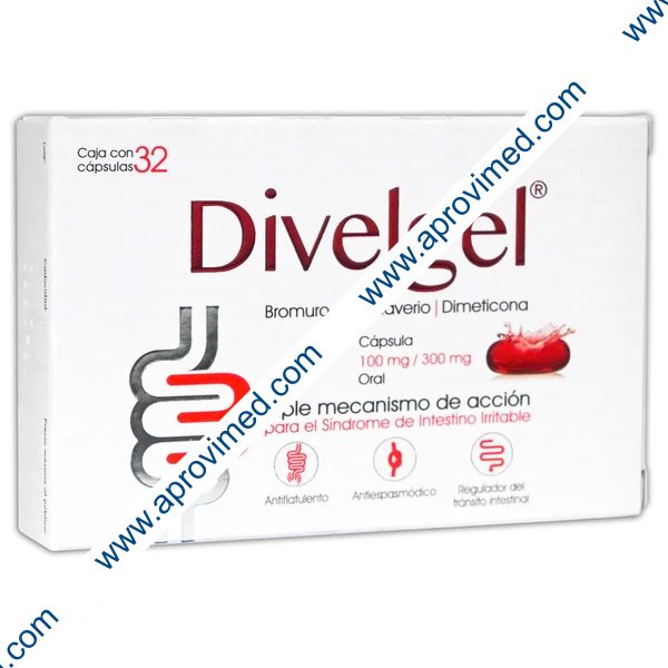 DIVELGEL c/32 CAPS. 100/300 MG.