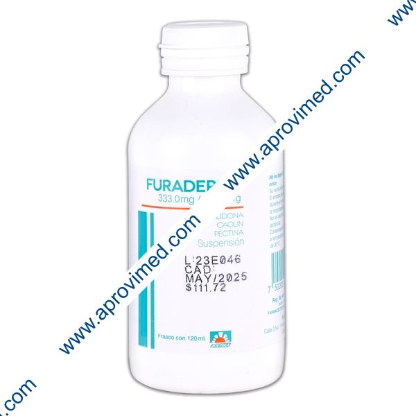 FURADERKA SUSP. Fco. 120 ML. 333MG-20G-1.0G/100 ML.
