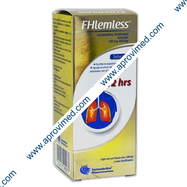 FHLEMLESS SOLUCIÓN 12 HRS. Fco. 120 ML. 100-600 MG/100 ML.