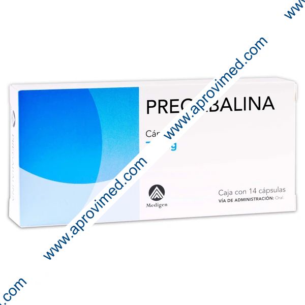PREGABALINA (Medigen) c/14 CAPS.  75 MG.