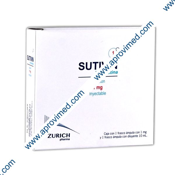 SUTIVIN Sol. Iny. c/1 FCO. AMP. 1 MG.