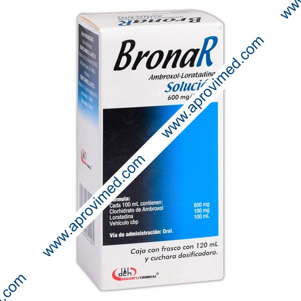 BRONAR SOLUCIÓN Fco. 120 ML. 600-100 MG/100 ML.