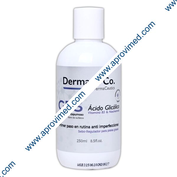GB3 GEL LIMPIADOR FACIAL ESPUMOSO sebo-regulador Fco.250 ML.