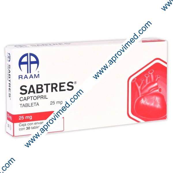 SABTRES c/30 TABS. 25 MG.