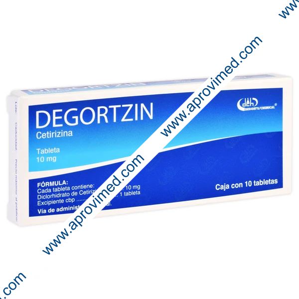 DEGORTZIN c/10 TABS. 10 MG.