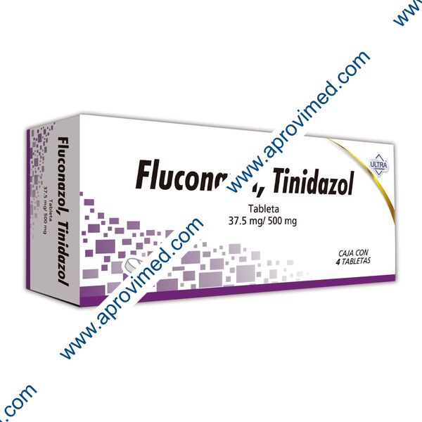 FLUCONAZOL/TINIDAZOL (Ultra) c/4 TABS. 37.5/500 MG.