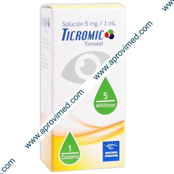 TICROMIC SOL. Oftálmica Fco. Gotero 5 ML. 5 MG/1 ML.