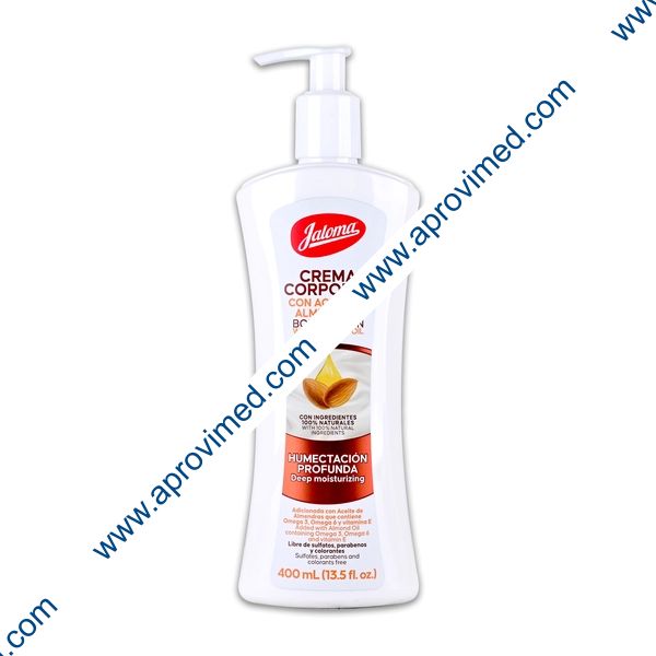CREMA CORPORAL HIDRATANTE c/Ac. de ALMENDRAS (Jaloma) Fco. 400 ML.