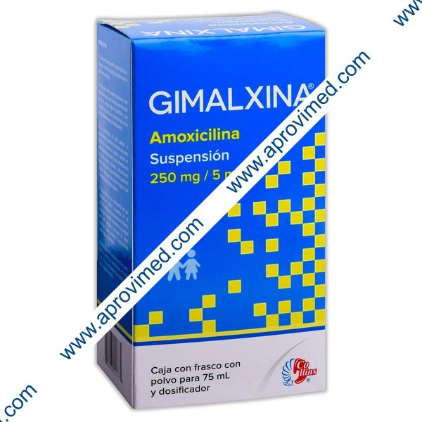 GIMALXINA SUSP. Fco. 75 ML. 250 MG/5 ML.