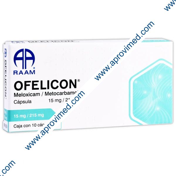 OFELICON c/10 CAPS. 15/215 MG.