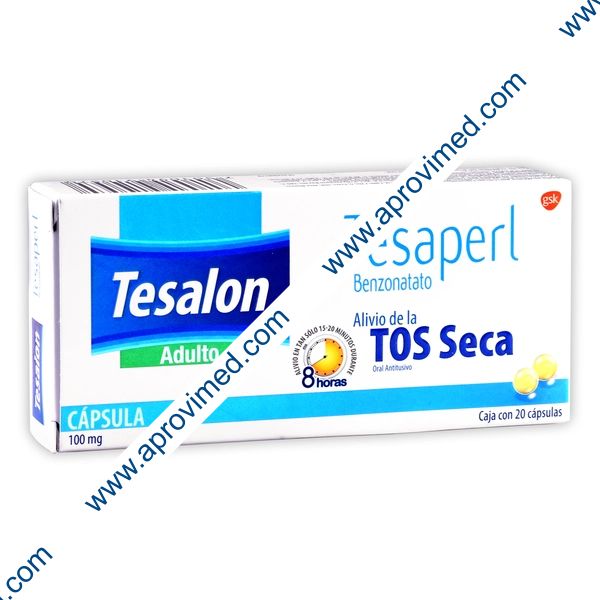 TESALON Tesaperl ADULTO c/20 CAPS. 100 MG.