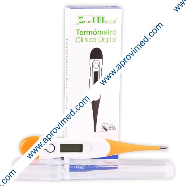 TERMOMETRO CLINICO DIGITAL Punta Flexible (SensiMedical) c/1 Pza.