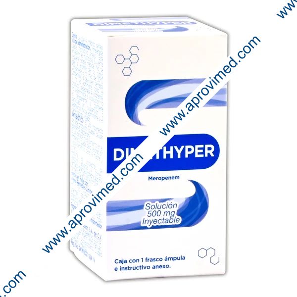 DIMETHYPER Sol. Iny. c/1 FCO. AMP.  500 MG.