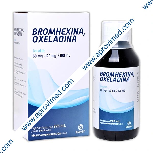 BROMHEXINA/OXELADINA (Maver) JARABE Fco. 225 ML. 60-120 MG/100 ML.
