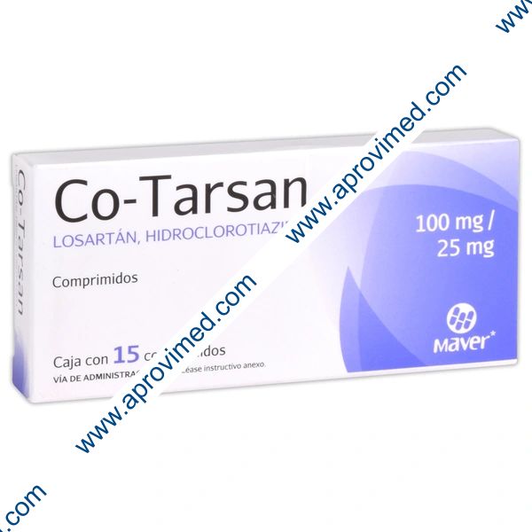 CO-TARSAN c/15 COMPS. 100/25 MG.