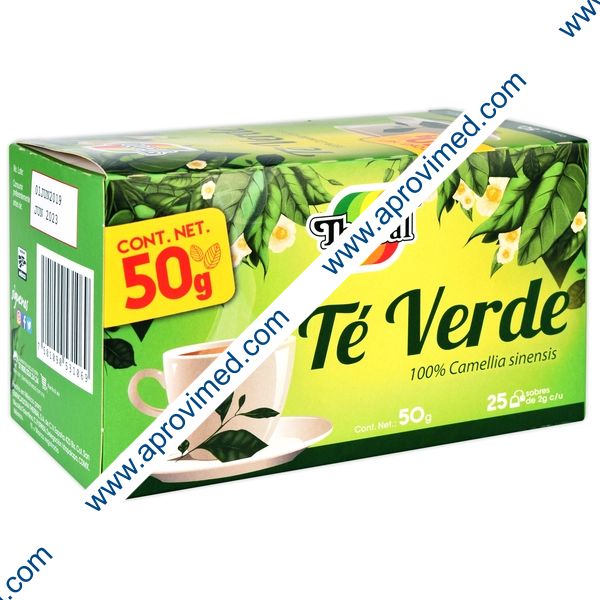 TÉ VERDE p/Infusión c/25 SOBS. 2 G.