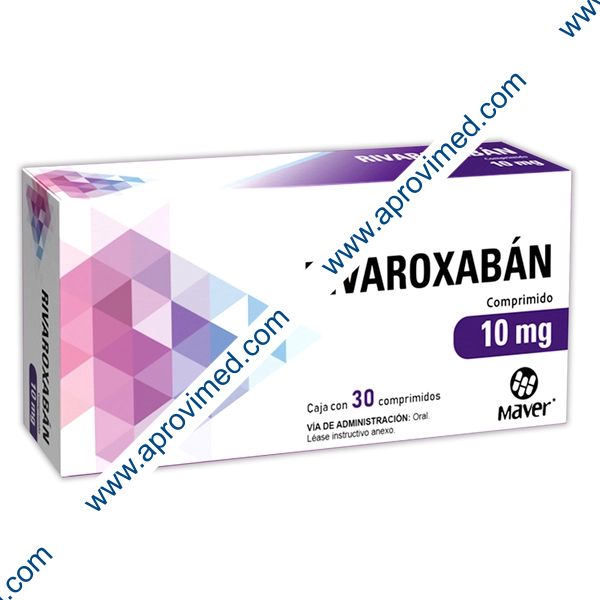 RIVAROXABÁN (Maver) c/30 COMPS. 10 MG.