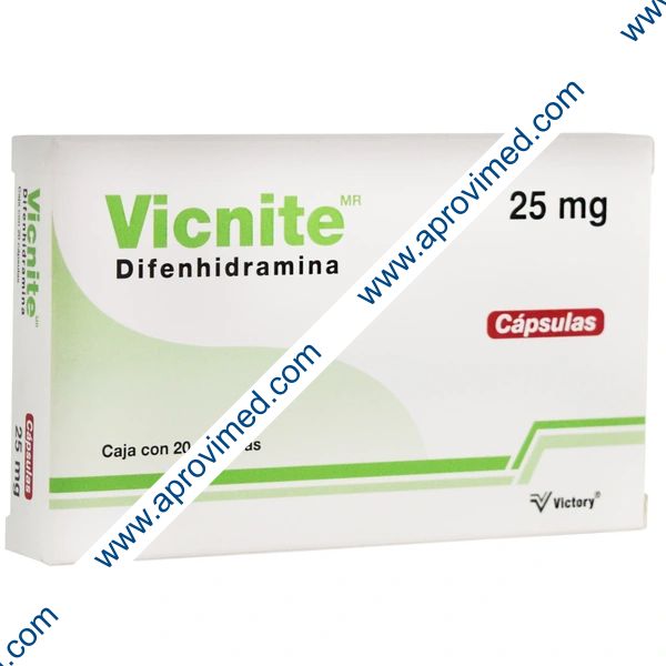 VICNITE c/ 20 CAPS. 25 MG.