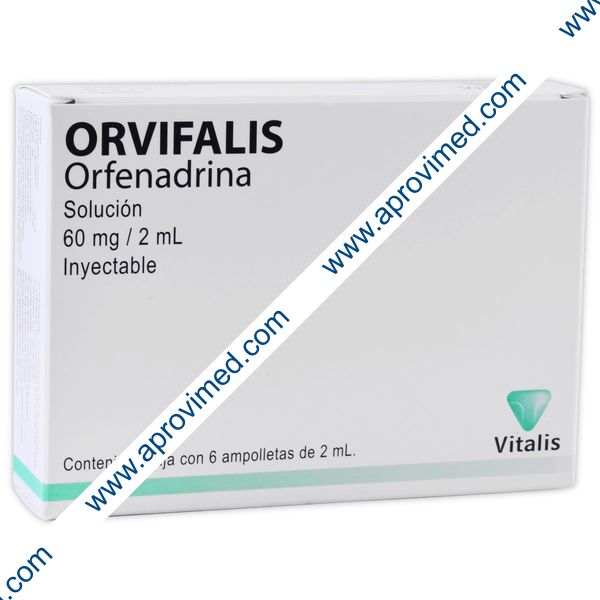 ORVIFALIS Sol. Iny. c/6 AMPTAS. 60 MG/2 ML.