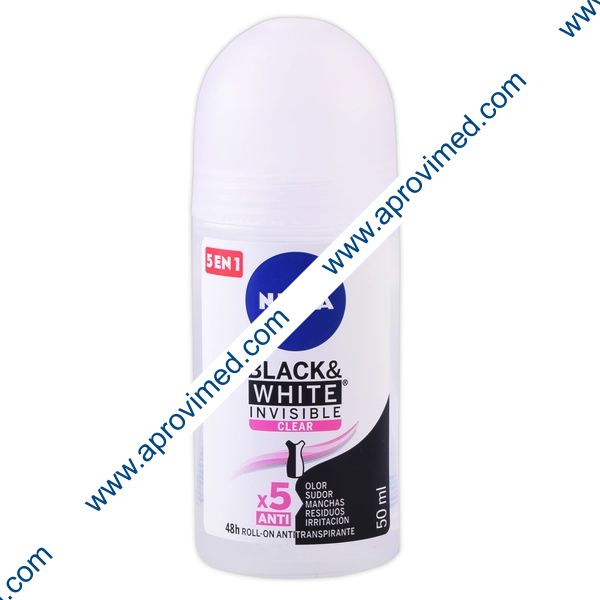 NIVEA BLACK & WHITE INVISIBLE 48H Roll-on Antitranspirante 50 ML.
