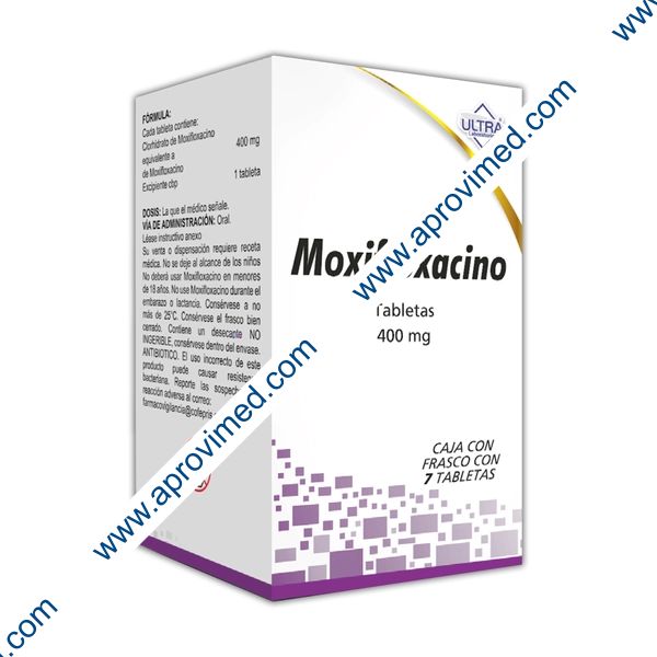 MOXIFLOXACINO (Ultra) c/7 TABS. 400 MG.