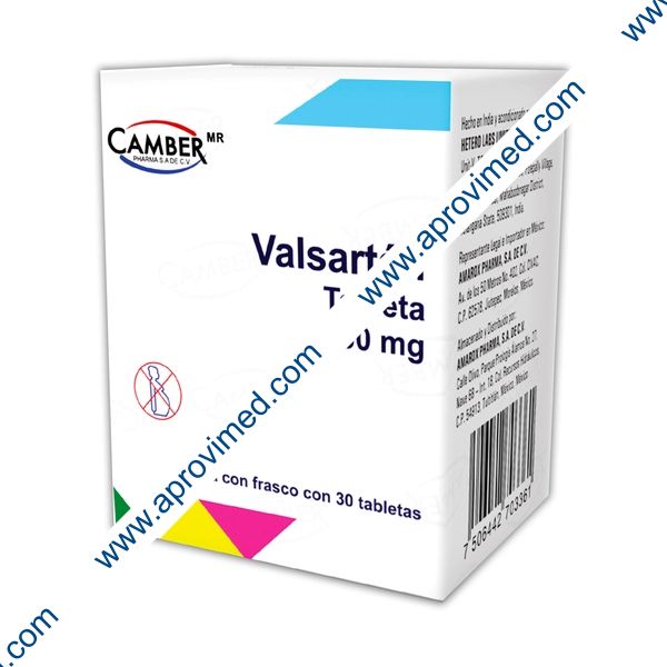 VALSARTÁN (Camber) c/30 TABS. 80 MG.