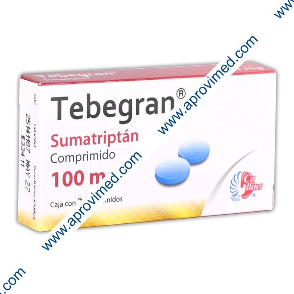 TEBEGRAN c/2 COMPS. 100 MG.