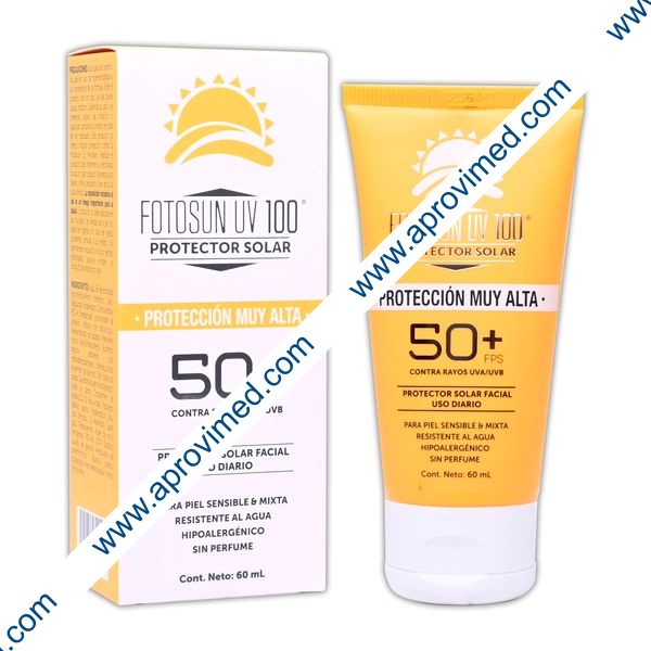 FOTOSUN UV 100 P.S. 50+FPS CREMA FACIAL Tubo 60 ML.