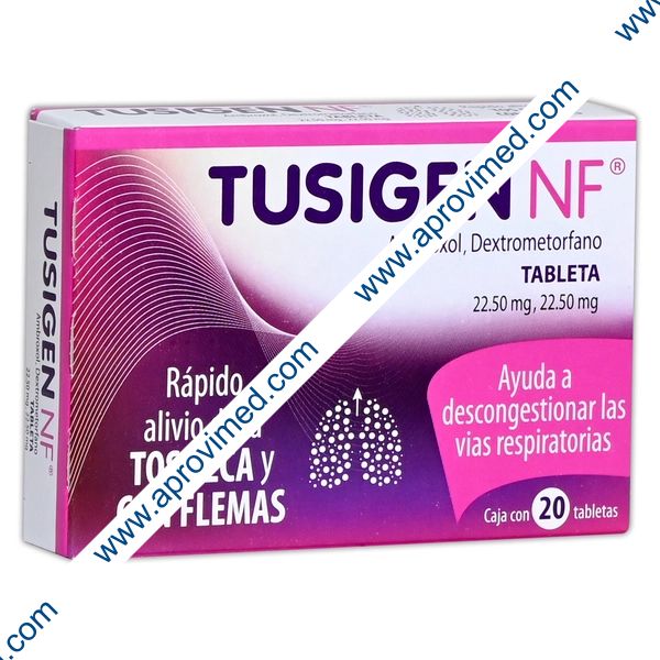TUSIGEN NF c/20 TABS 22.5/22.5 MG.