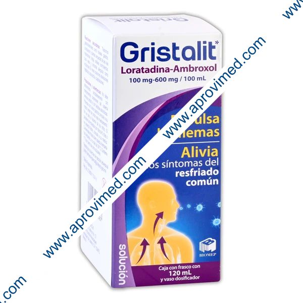 GRISTALIT SOLUCIÓN Fco. 120 ML. 100-600 MG/100 ML.