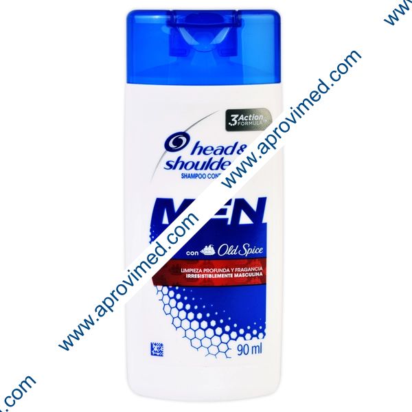 HEAD&SHOULDERS MEN/Old Spice Limpieza Profunda SHAMPOO Fco.  90 ML.