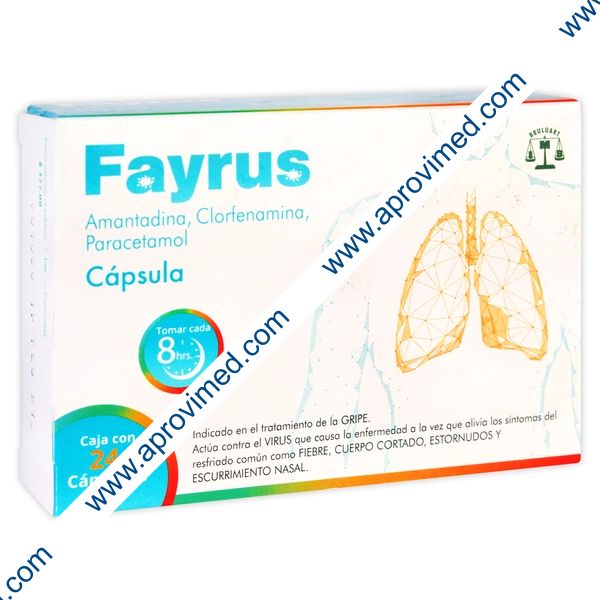 FAYRUS c/24 CAPS. 50/3/300 MG.