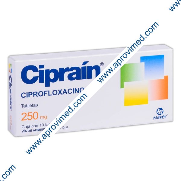 CIPRAIN c/10 TABS. 250 MG.