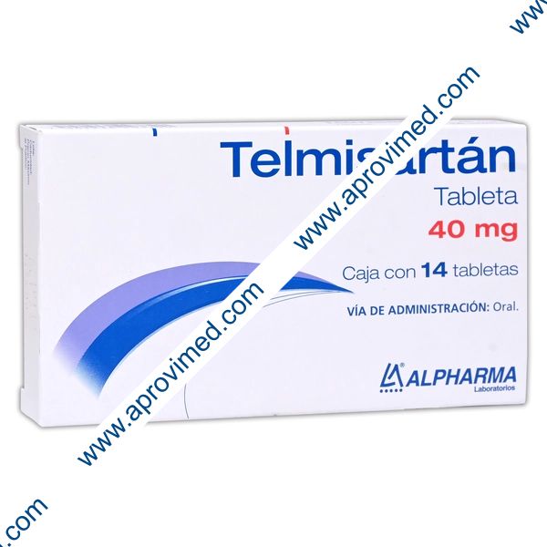 TELMISARTÁN (Alpharma) c/14 TABS. 40 MG.